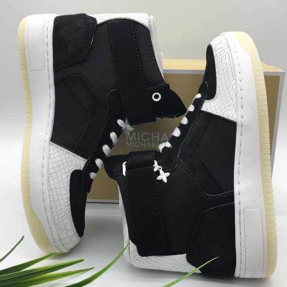 Michael Kors Jaden High Top Canvas black/opticwhit - Picture 6 of 8